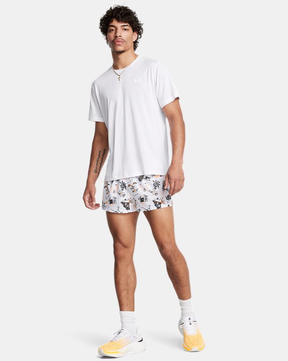 Men's UA Launch 2" Shorts, White, pdpMainDesktop image number 2